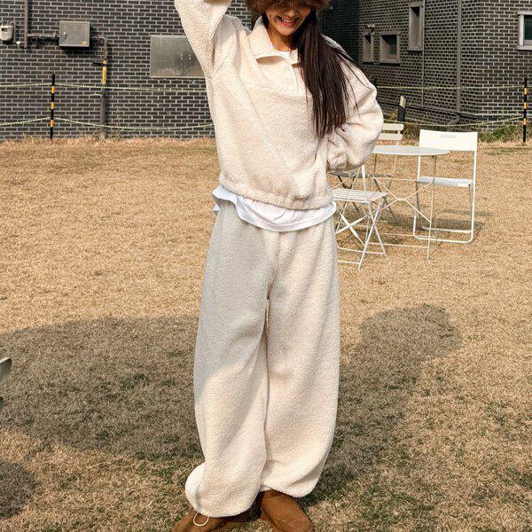 （SET）モチウィムフリースセットアップ 冬 女性フリースセット