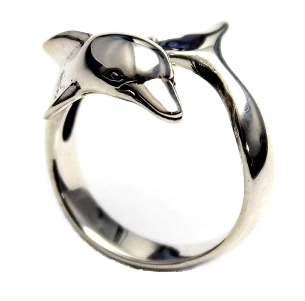 ポリネシア ハワイアンジュエリー ドルフィンリング イルカ シルバー９２５ 指輪 リング (13) 5,952円