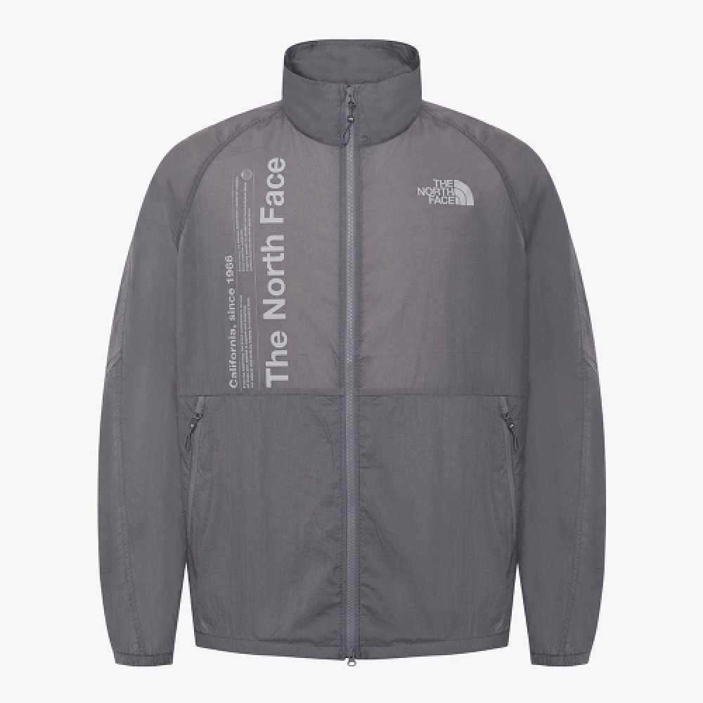 ザ・ノース・フェイス NJ3LR03K ホワイトレーベルドームロゴジャケット_グレー
