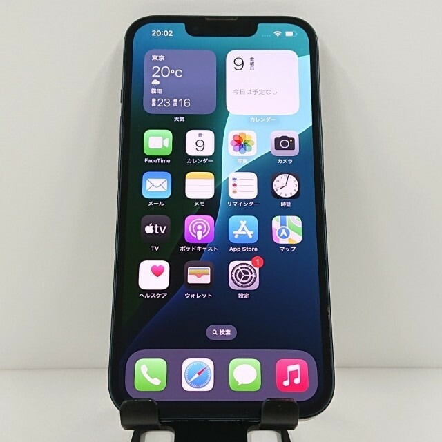 iPhone13 256GB au ミッドナイト 送料無料 本体 c12286 【中古】