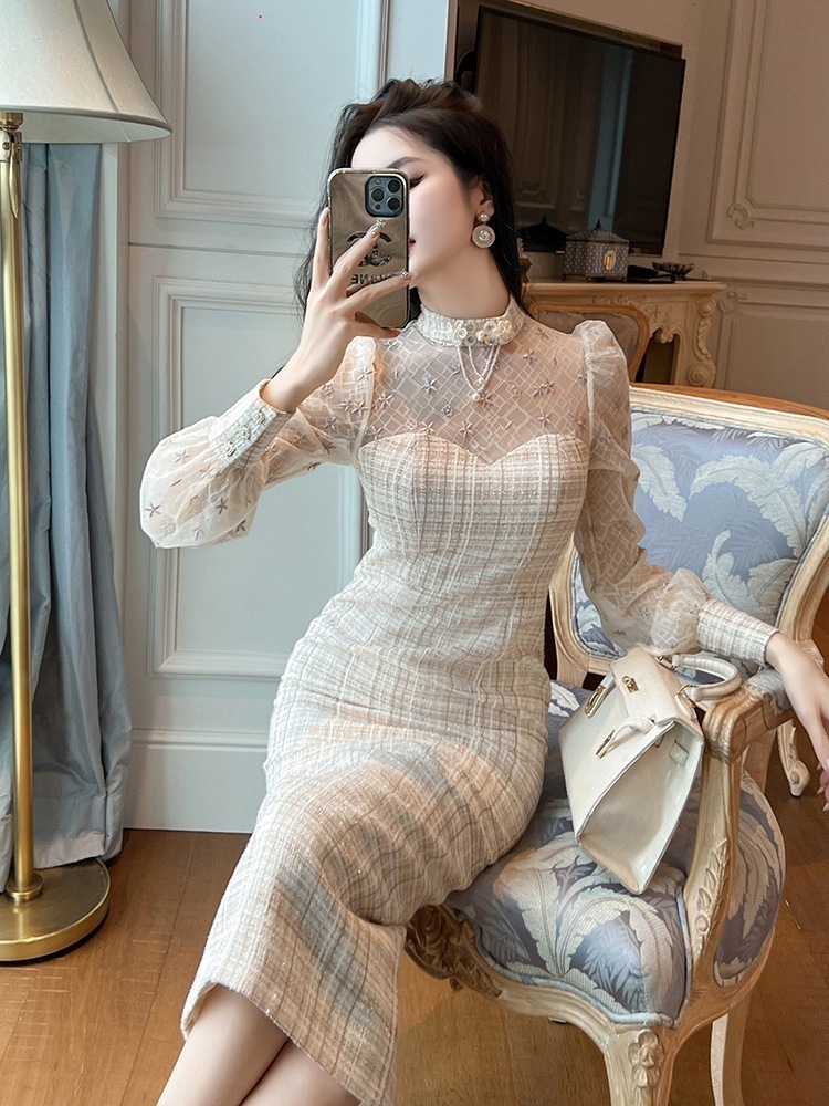 秋 ワンピース ドレス キラキラ ショートワンピ セクシー Vネック 秋 タイトスカート デート キャバ 大人 ウェディング 結婚式 ドレス パーティードレス お呼ばれ 披露宴