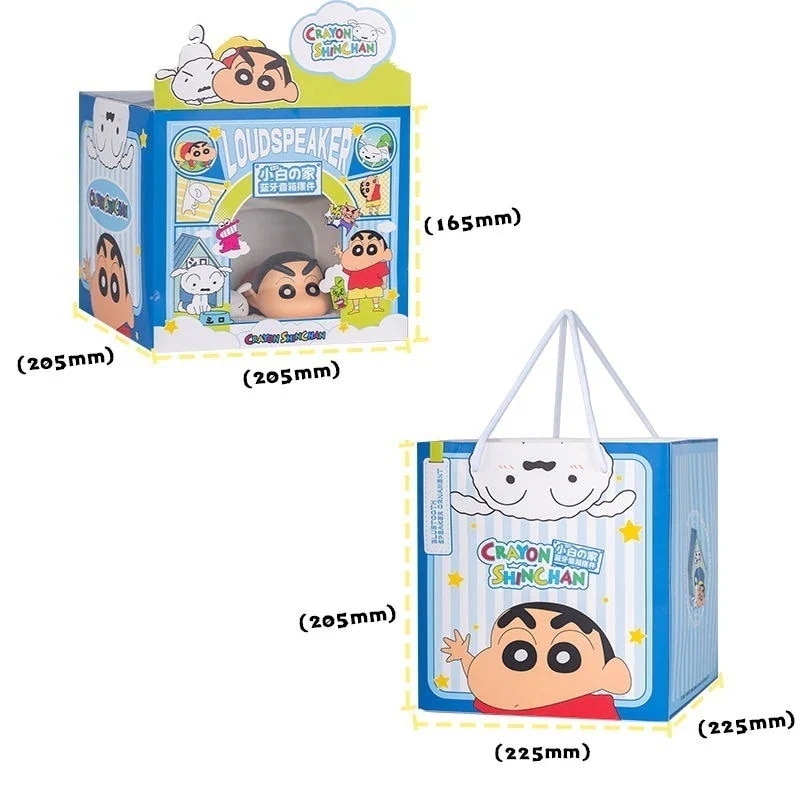 立体振動フィルムスピーカークレヨンしんちゃんのクリエイティブプレゼント白の家は彼氏の女の子にbluetoothオーディオの美しいギフトボックスを送ります