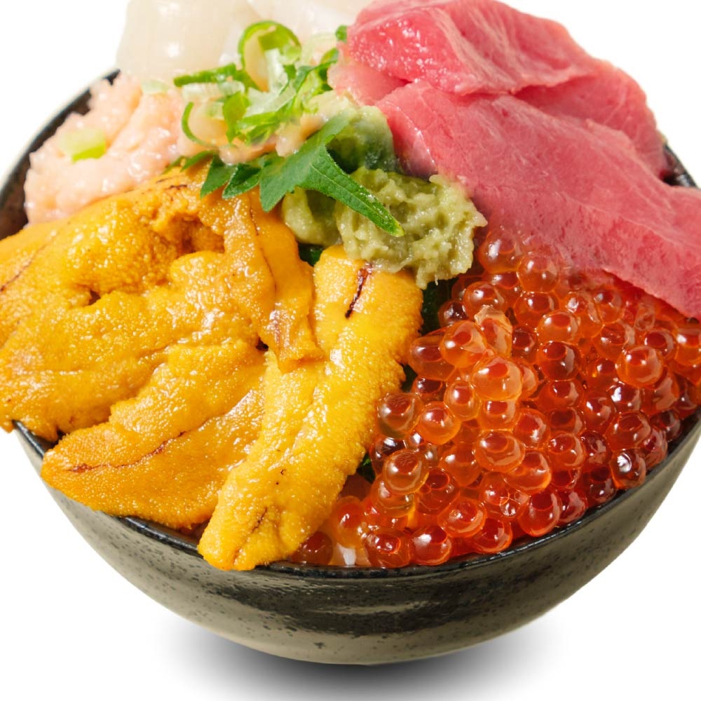札幌中央卸売市場 豪華海鮮5色丼 セット 本マグロ いくら醤油漬け 生ウニ