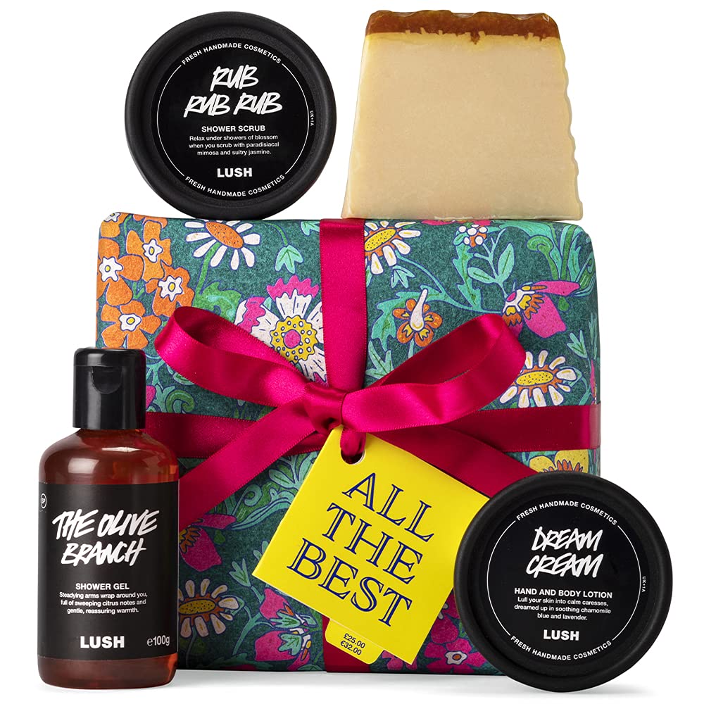LUSH ラッシュ オール ザ ベスト All The Best ギフトセット ショッパー同梱 石けん シャワージェル スクラブ 4個アソート