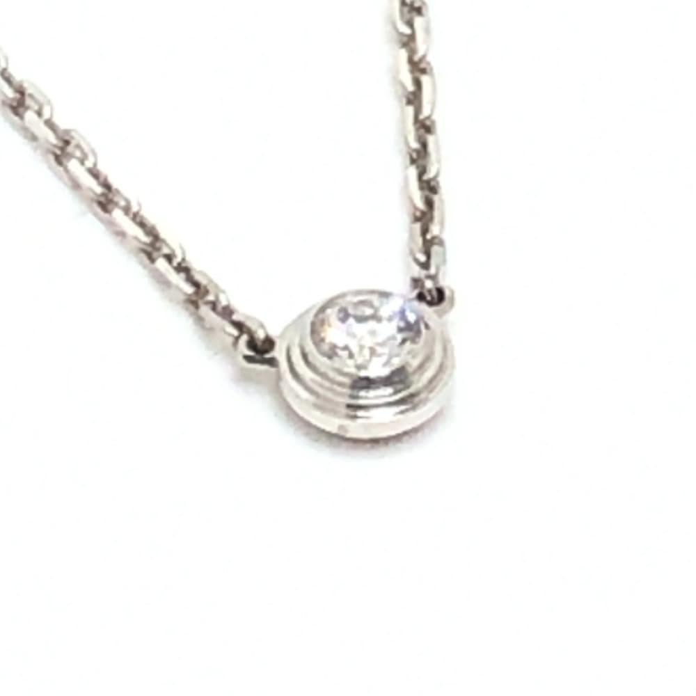 ネックレス K18WG ダムール XS チェーンネックレス ネックレス アクセサリー 小物 K18WG シルバー