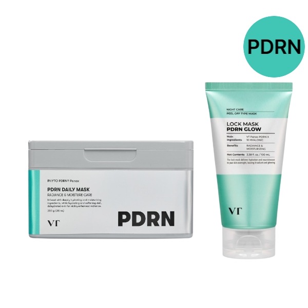 [PDRNパック2点セット] デイリーマスク, 30枚 + ロックマスク 100ml 発光肌/ツヤ/保湿/ツヤ/保湿 水分 モイスチャー クリーム 再生 トーンアップ スキンケア 韓国