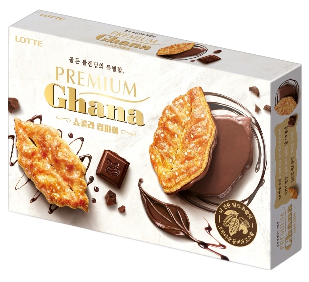 (韓国食品) 132gx6box / チョコ/ お菓子 / ガーナ / ghana / リップパイ / ショコラリップパイ / ショコラ / 新商品 / 韓国記念品 / おすすめ / チョコビスケット
