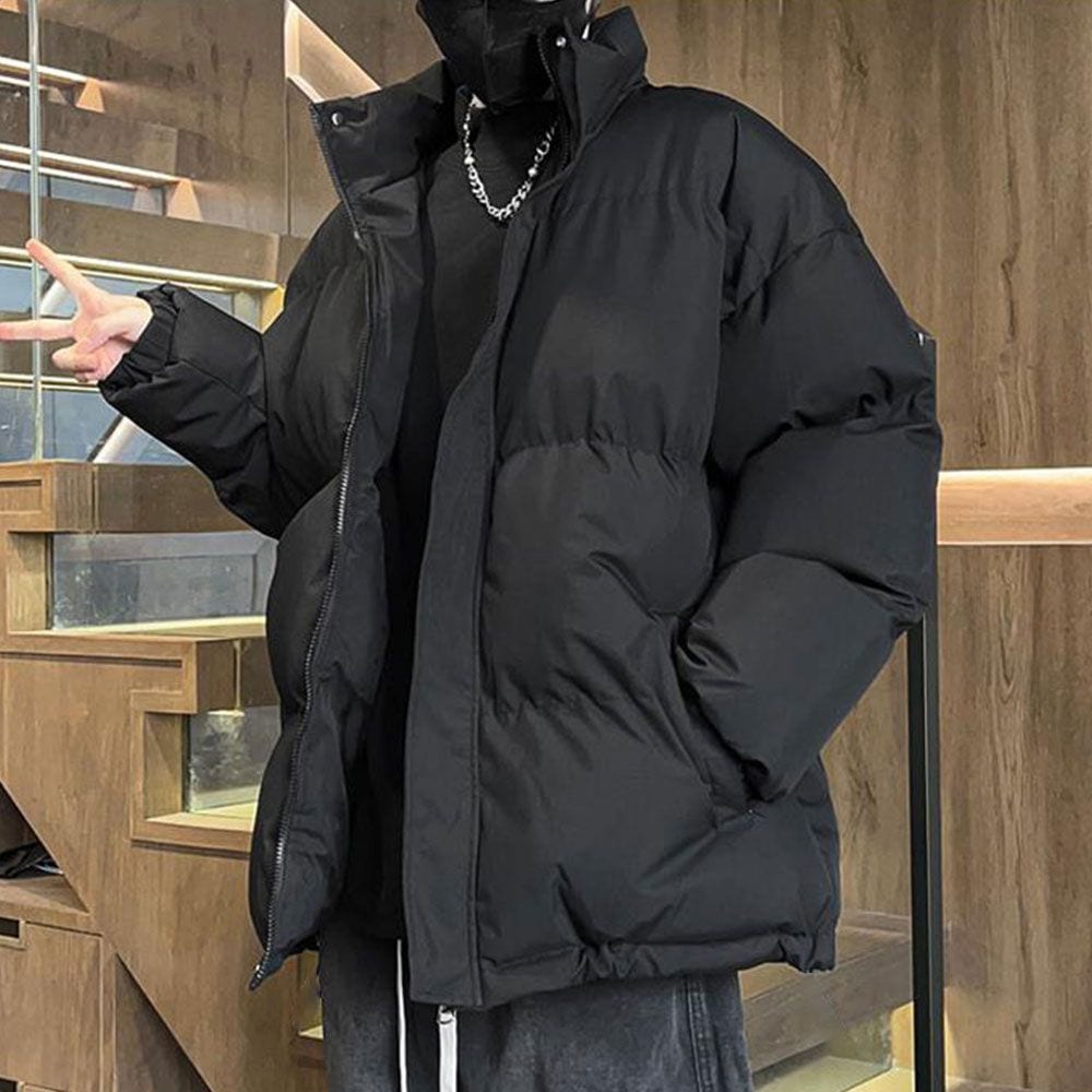 2025INS大人気 新作 新しい ゆったり 着痩せ スタンドカラー 中綿ジャケット メンズ 百掛け トレンド ダウンコート