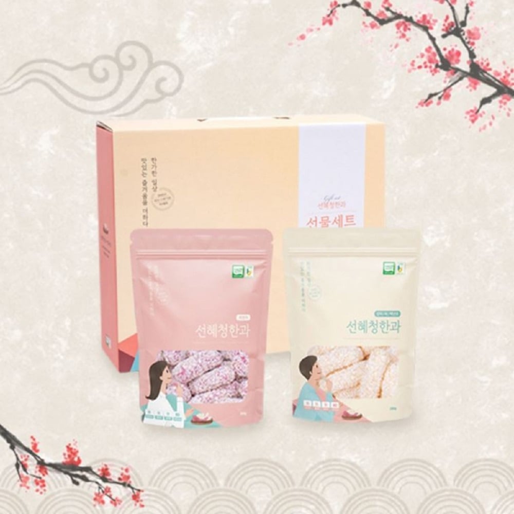 韓国-K MEAL-4大伝統韓菓名家 ナリンセット 国産材料 田舎おやつ -K FOOD