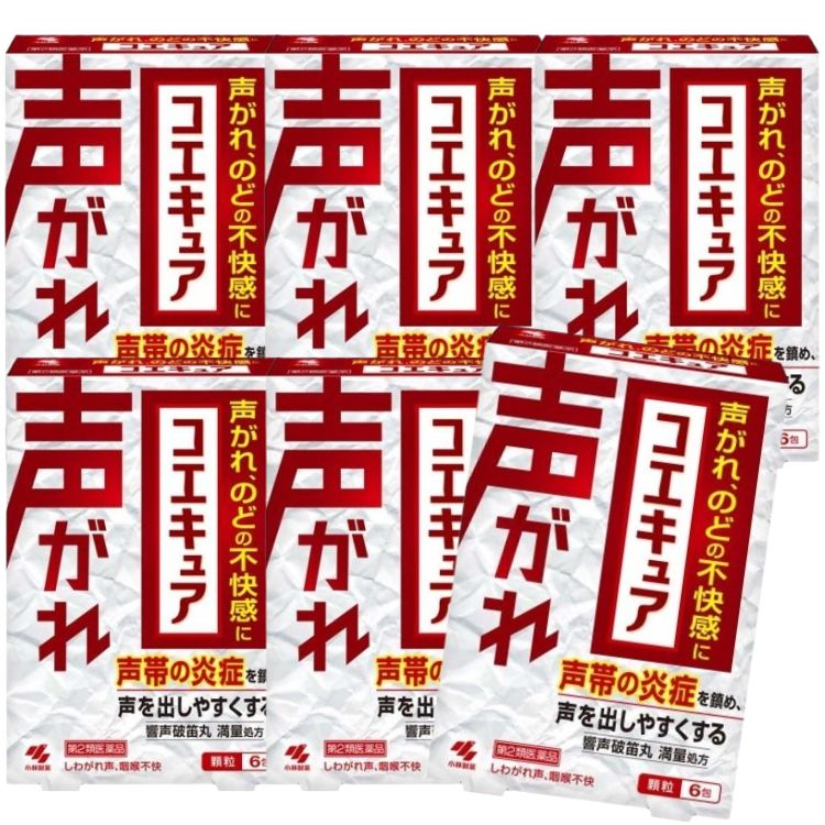 第2類医薬品 6個セット 小林製薬 コエキュア 6包 声がれ のどの不快感 5,578円