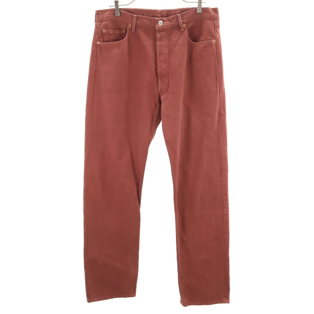 90s 501 フランス製 ユーロリーバイス オールド ロングパンツ W36 レッドブラウン系 5ポケット ビッグサイズ メンズ