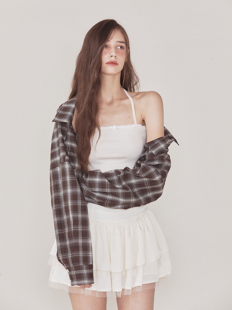 【NOT YOUR ROSE】 BABY SHIRTS BOLERO : BROWN 10,224円