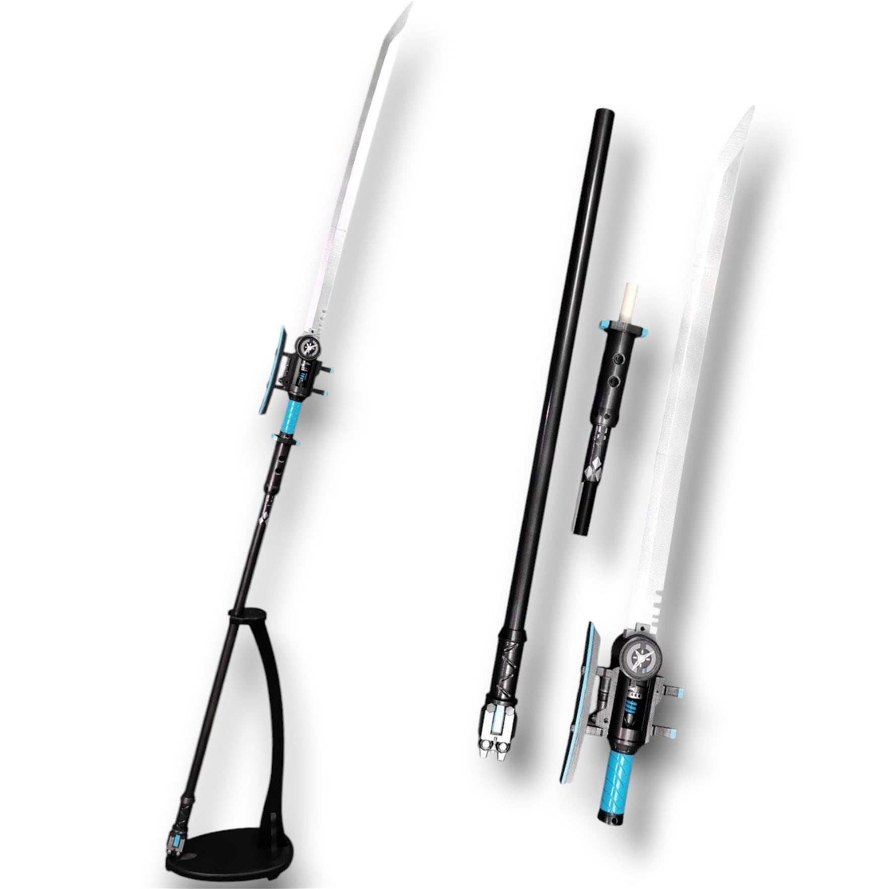 Monenjoy ゼンレスゾーンゼロ　月城柳　骸薙ぎ 虚突 柳武器 モチーフ　PLA樹脂　武器　レプリカ　180cm　1:1レプリカ　パーティ　ゼンゼロ　装備道具　武器　モデル　ハロウィン　イベント