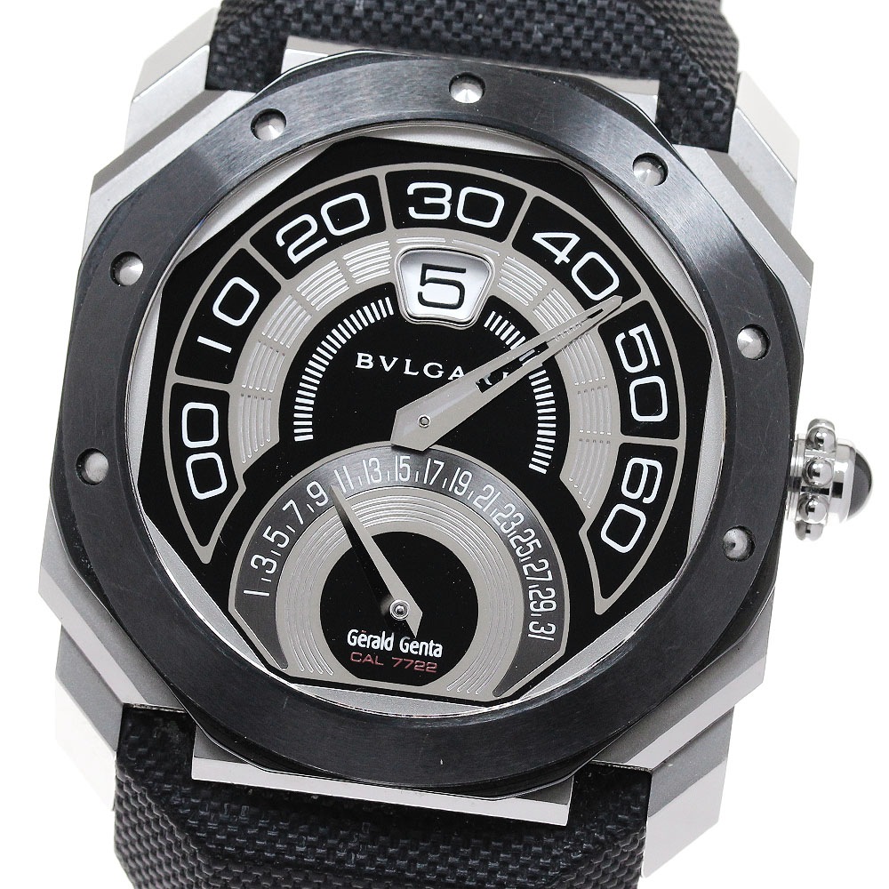 ブルガリ BVLGARI OBR.Y.1C オクト バイレトロ ジェラルド・ジェンタ 自動巻き メンズ _837898【中古】