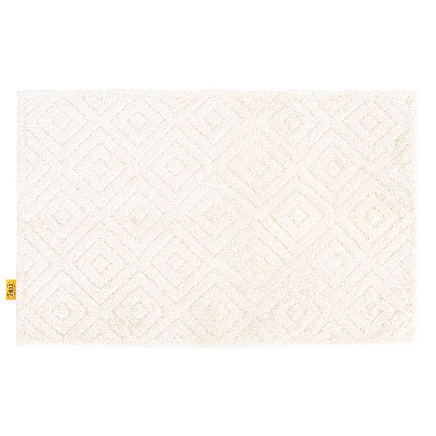 全国送料無料 オカ(OKA) 乾度良好ピュール バスマット 約60cm×90cm アイボリー (お風呂マット 大判 浴室 おしゃれ 洗面所 足ふきマット 抗菌 防臭 吸水 速乾 洗える)