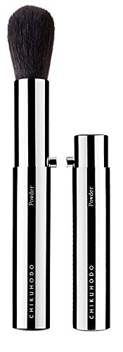 熊野筆(化粧筆) 竹宝堂 携帯用シリーズ パウダーブラシ 粗光峰 K-7 メイクブラシ