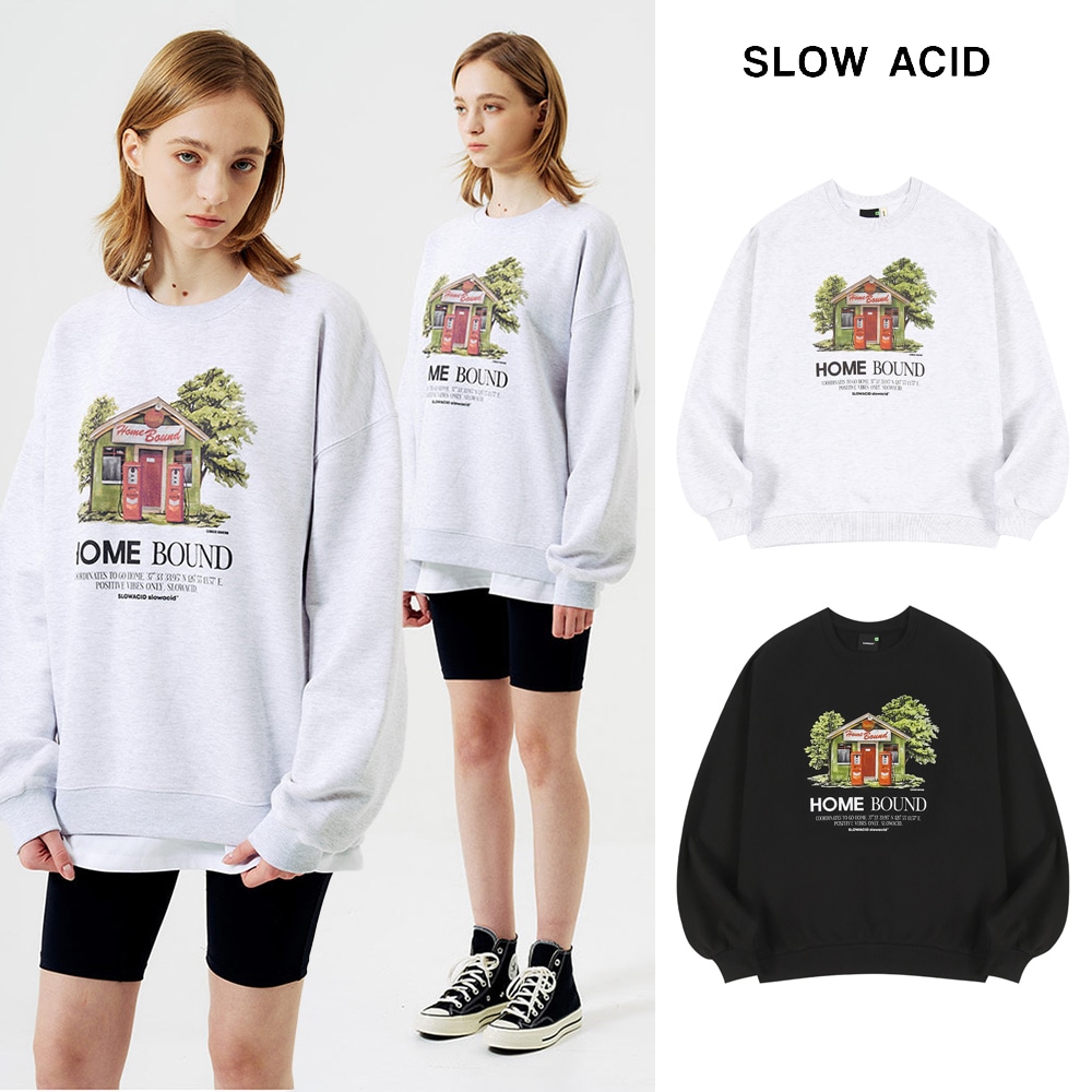 超お買い得！】 [SLOWACID] [SOUVENIR] 2022SS トレーナー トレーナー カラー:Melange White -  flaviogimenis.com.br