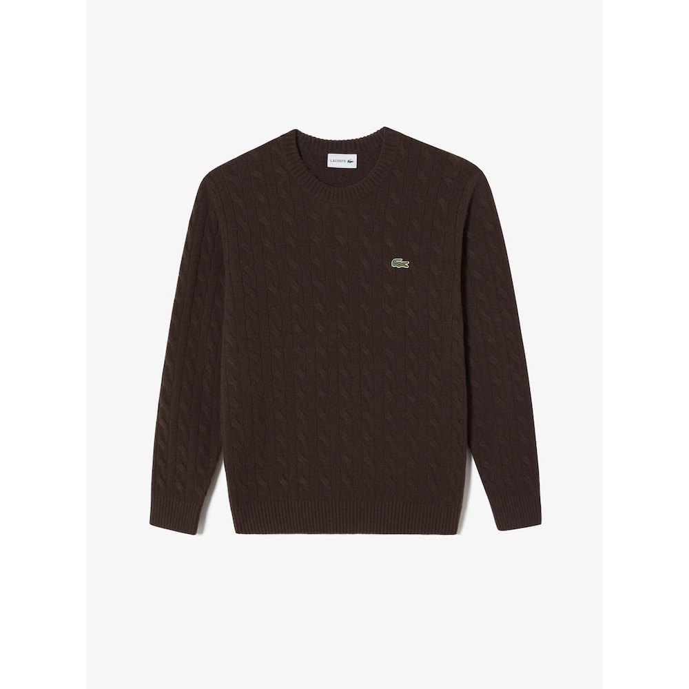 ラコステオスケーブルプルオーバー AH716E-54N SHI Q2NAH716E-54NSHI