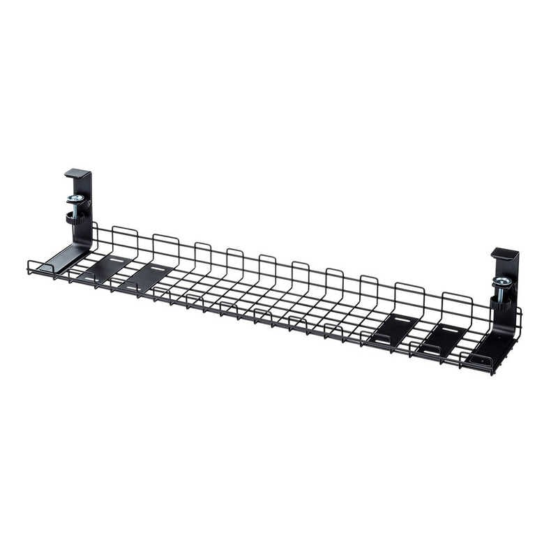 サンワサプライ　ケーブル配線トレーワイヤー Lサイズ 汎用タイプ ブラック 　CB-CT3BK