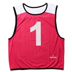 ビブス NO.6‐11 6枚セット ピンク フリー #SUB130720