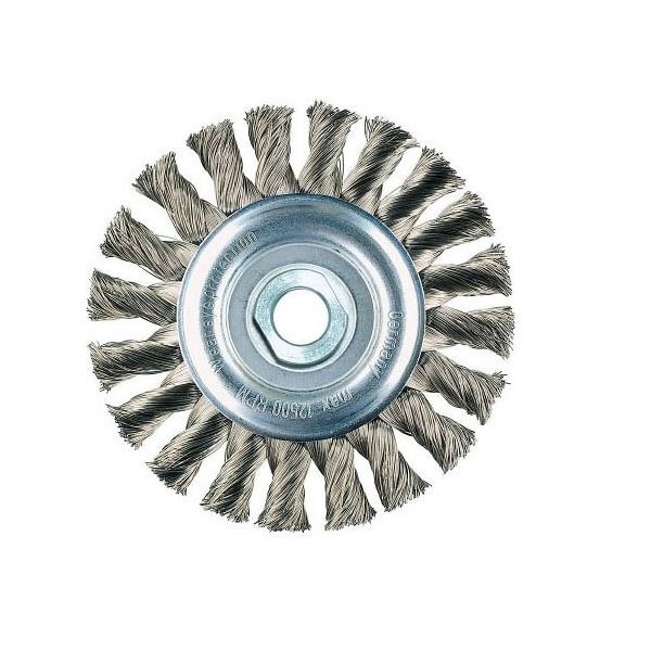 LESSMANN ホイールブラシ Φ100 ステンレス線 0.35 471714 メーカー直送