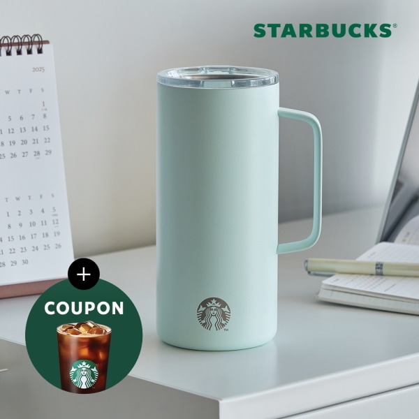 【Starbucks】 SS ミント タンク タンブラー 503ml 韓国 スタバ (贈呈品なくなり次第贈呈終了) 4,965円