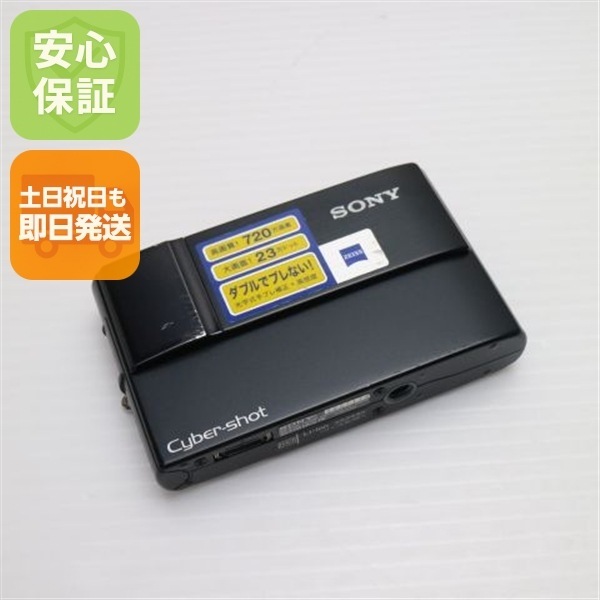超美品 Cyber-shot DSC-T10 ブラック SONY デジカメ 126