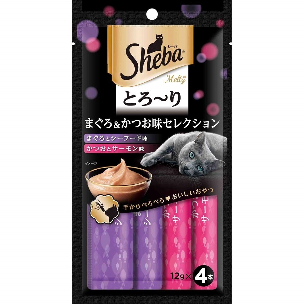 （まとめ買い）マースジャパン シーバ とろり メルティ まぐろ＆かつお味セレクション 12gx4P 猫用 [x24] 5,248円