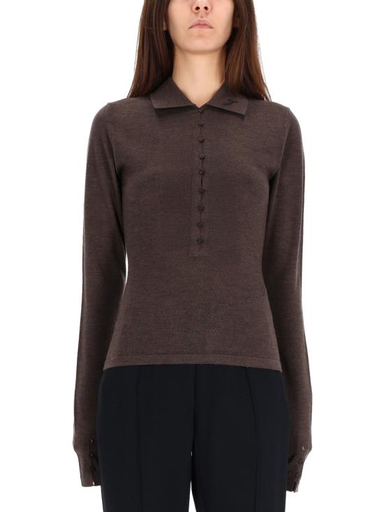 JACQUEMUS Women Sweater POW00806AK0 0145880 BROWN