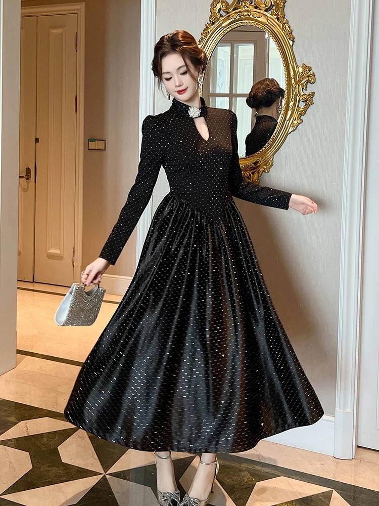 春 ワンピース プリーツ キラキラ ドレス パーティー キャバ 大人 同窓会 披露宴 卒業式 結婚式 演奏会 ウェディング 二次会 メガ割