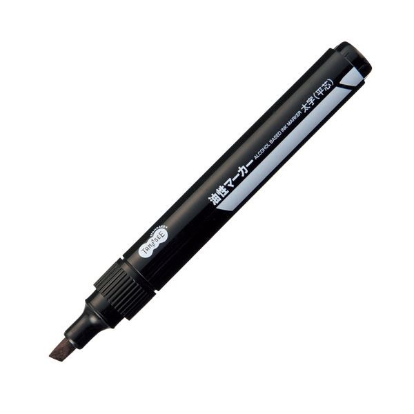 （まとめ）TANOSEE キャップ式油性マーカー シングル 太字 黒 1セット（50本） [x10] 23,808円