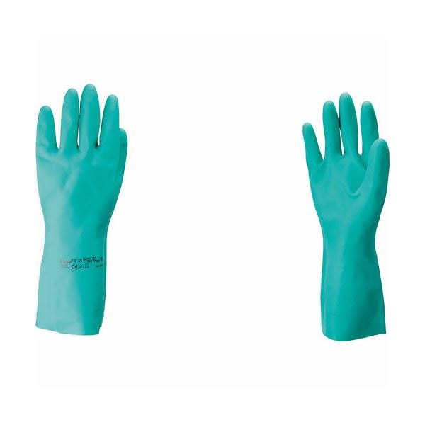 （まとめ）アンセル 耐油/耐薬品ニトリル手袋アルファテック ソルベックス 中厚手 S 緑[x30] 17,536円