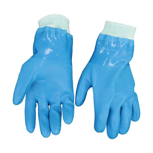 （まとめ）三重化学工業 ミエローブ ハイブリッドジャージ S ブルー NO.506-S 1双[x5]