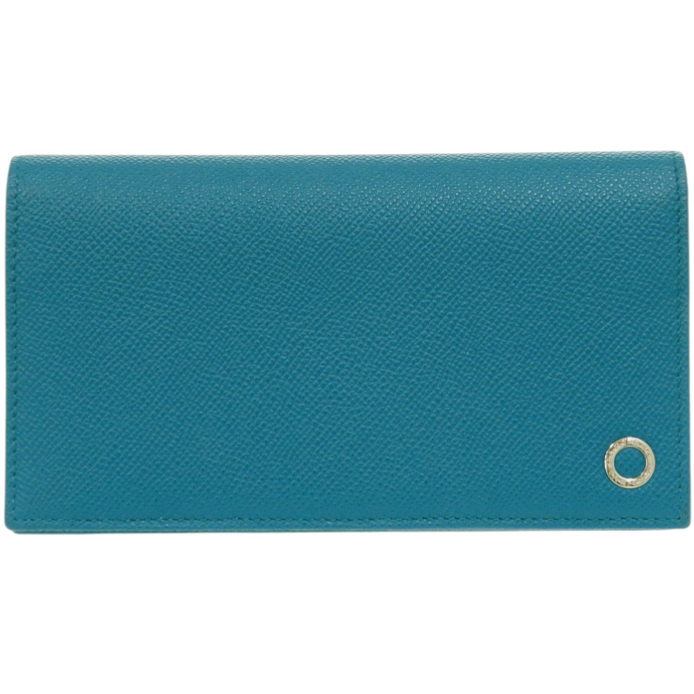 未使用品 長財布 レザー ブルー 0854【中古】 メンズ