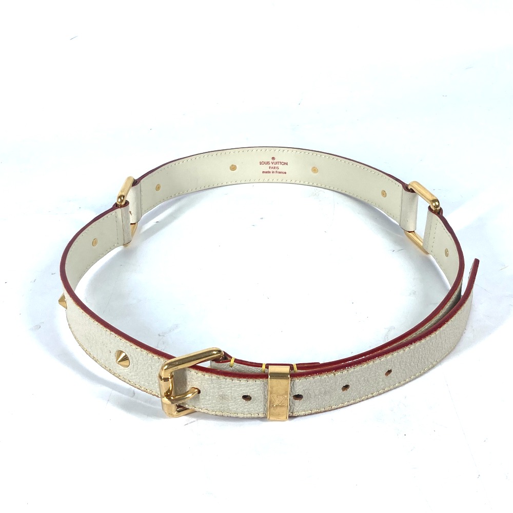 ベルト M6870W サンチュール・スハリラー スハリ スハリレザー ブロン ホワイト