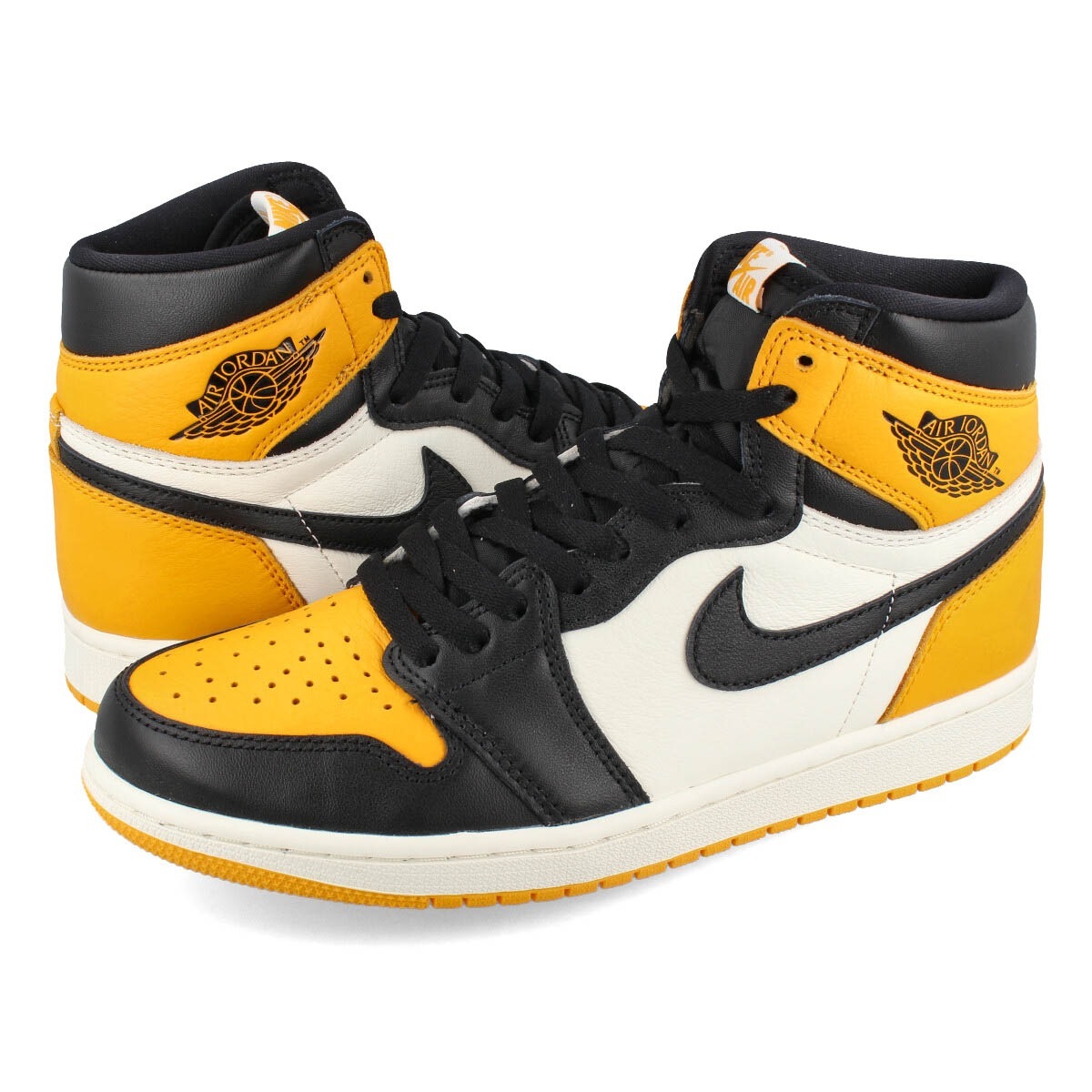 AIR JORDAN 1 RETRO HIGH OG BLACK/TAXI/WHITE 【YELLOW TOE】