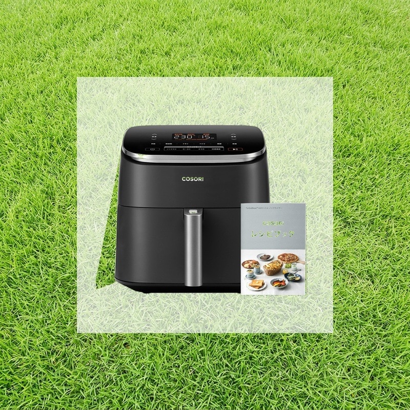 COSORI コソリ ノンフライヤー 6L大容量 家庭用 エアフライヤー DCモーター 高速 最高温230℃ タイマー air fryer 発酵 揚げ物 ポテト 専用レシピ付き ブラック CAF-DC