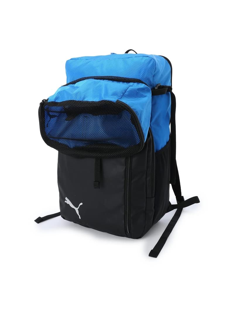 [プーマ] リュックサック ナップザック ジュニア バックパック(30L) 090107 キッズ 24年春夏カラー ブラック/エレクトリック ブルー/チームシルバー(02)