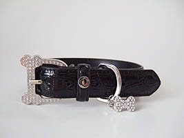 CHROMEBONESクロムボーン首輪ブリングボーン３０１０-３ブラック