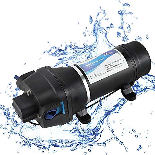 【限定製作】 NEWTRY ダイヤフラム水ポンプ (110V) 12.5L/min ミニチュア 自吸式ポンプ 圧力スイッチ 家庭用水ポンプ 排水ポンプ 給水 電動工具