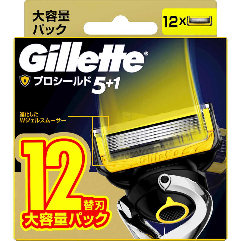 P＆G　ジレット プロシールド 替刃12個入