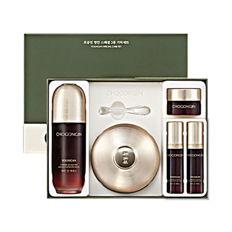 【2種セット】 ヨンアンスキンケア エッセンス(美容液) +クリーム (YOUNGAN)