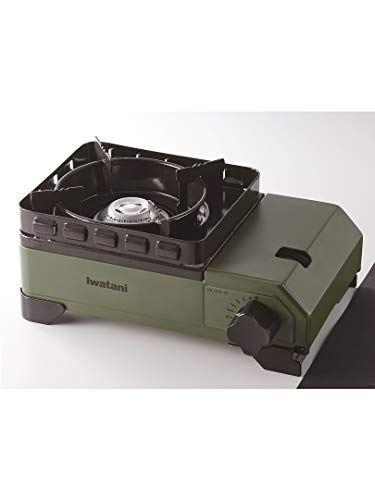 イワタニ カセットコンロ タフまるJr. 日本製 ダッチオーブン 使用可 カーキ