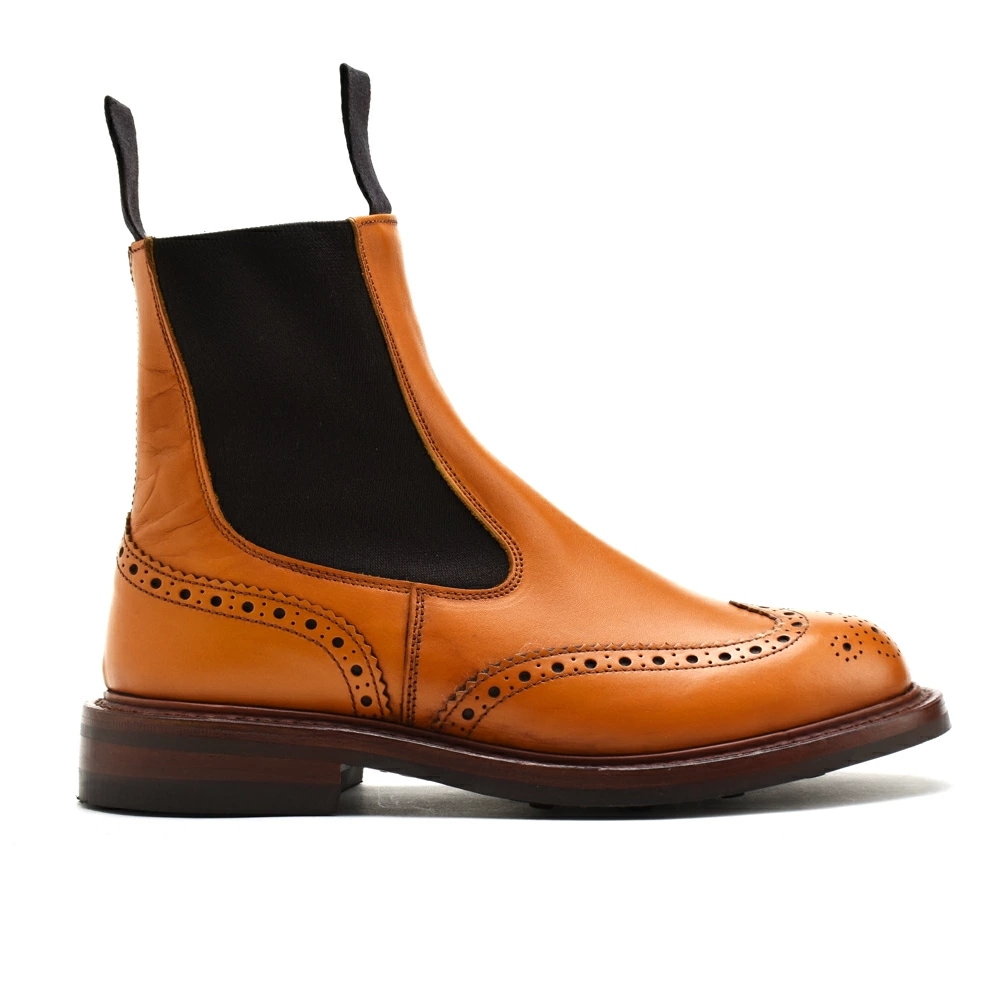 トリッカーズ チェルシーブーツ レディース サイドゴア ウイングチップ ダイナイトソール ブローグ エイコン TRICKER S ELASTIC SIDED BOOTS[l2754-ac-d]