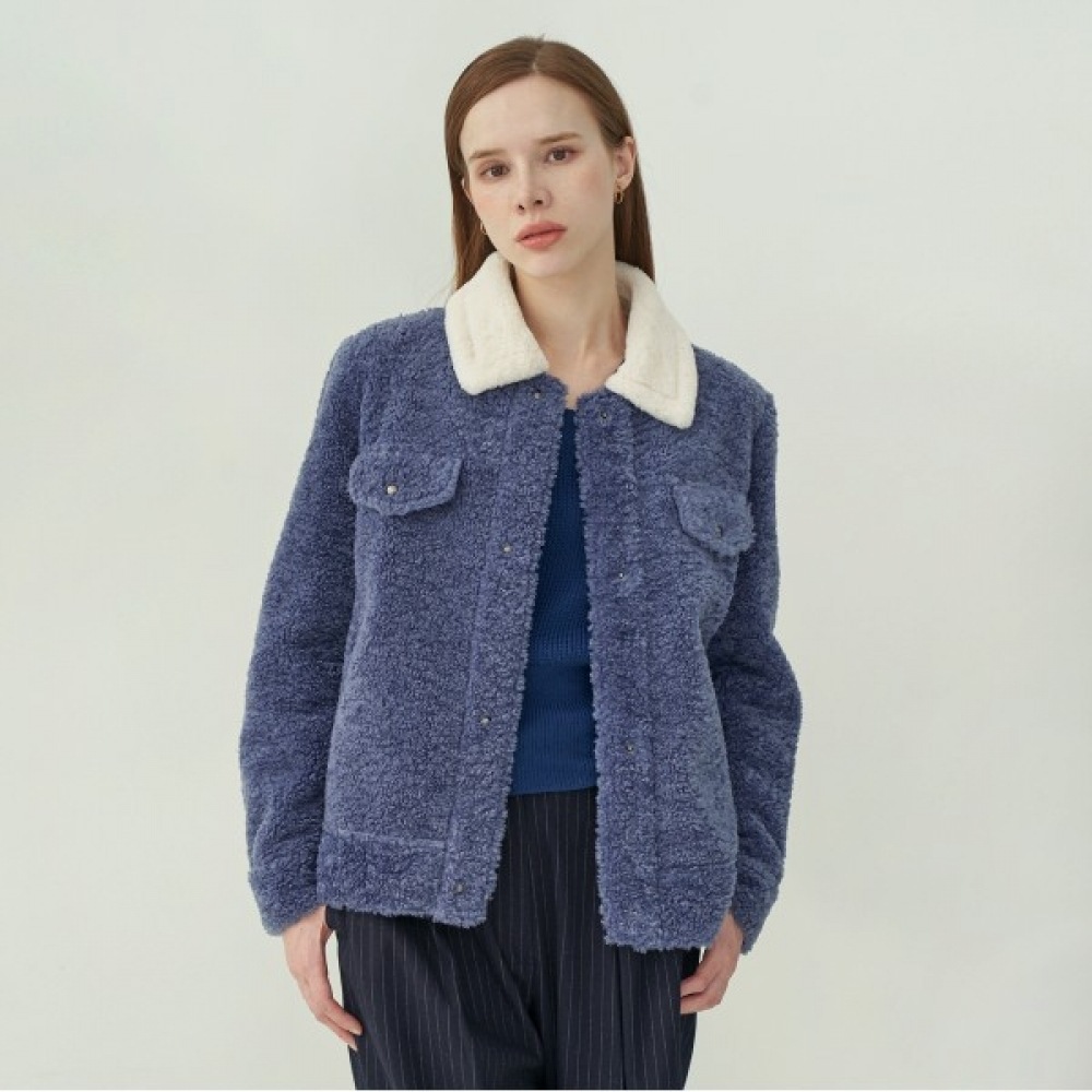 (ドゥーナプラン) カラーディテールカラーフリースジャケット_KSJK230807