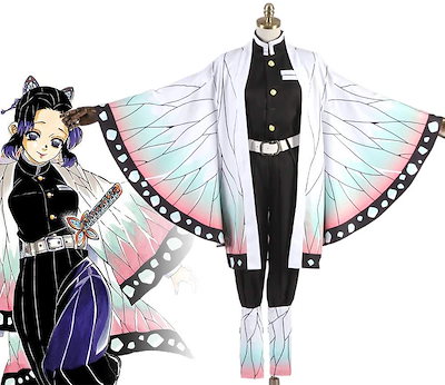 鬼滅の刃　胡蝶しのぶ　コスプレ衣装 胡蝶しのぶ（こちょうしのぶ） コスプレ衣装 【鬼滅の刃】 cosplay 蟲