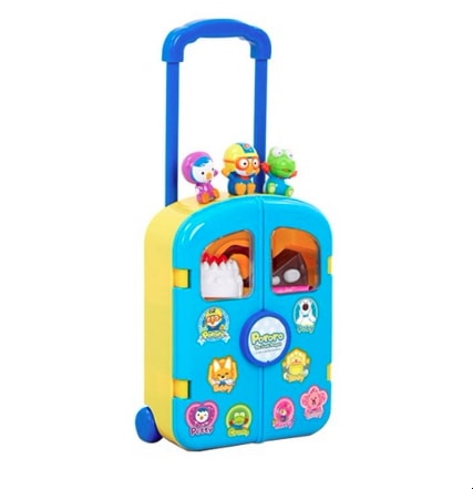 BLUE /PINK ポロロトーキングキャリアピクニックセット サウンドピクニックバッグセット