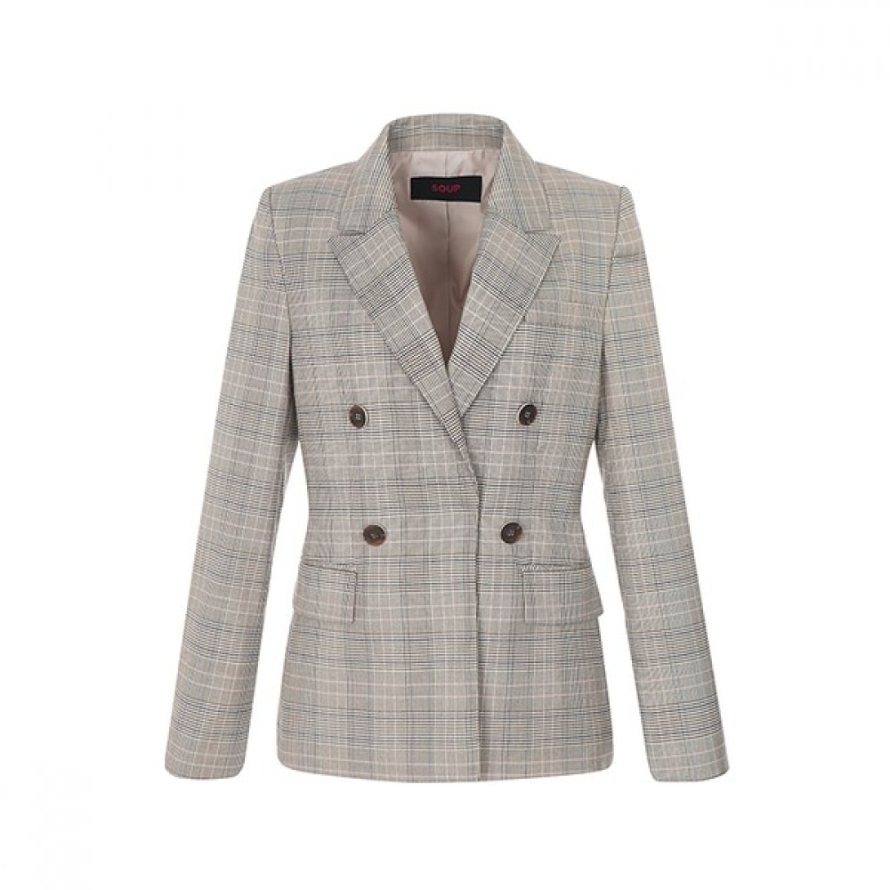 フォレスト）テーラードチェックジャケット（SZ2JK37）