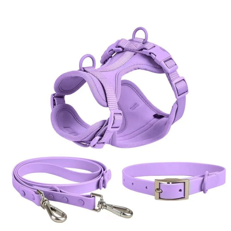 牽引ロープ リードセット 犬 猫 ハーネス 首輪 胴輪胸あて式 お散歩グッズ ペット牽引縄 ドッグリード 小型犬 中型犬 引っ張り防止 ペット用品