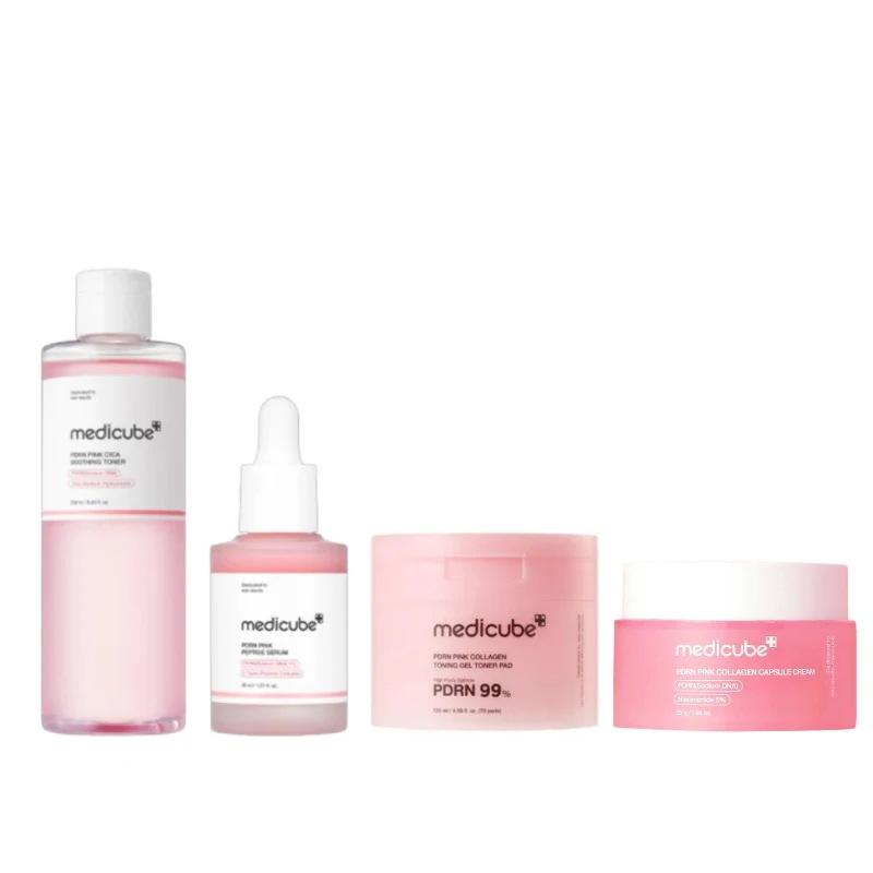 Qoo10] メディキューブ [PDRNセット]ピンクシカトナー+ピン : スキンケア